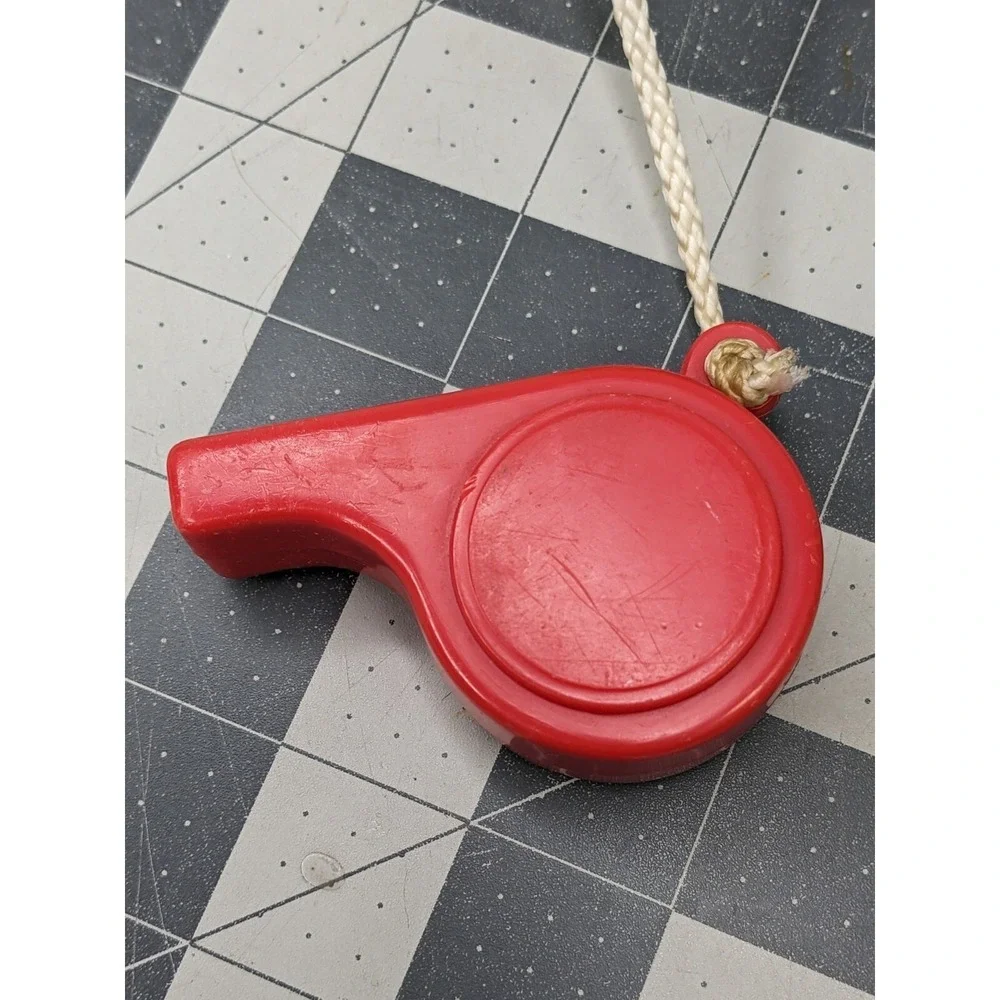 Blow‎ Mold Train Pull Toy Cars Caboose Whistle 5 Inch Tall